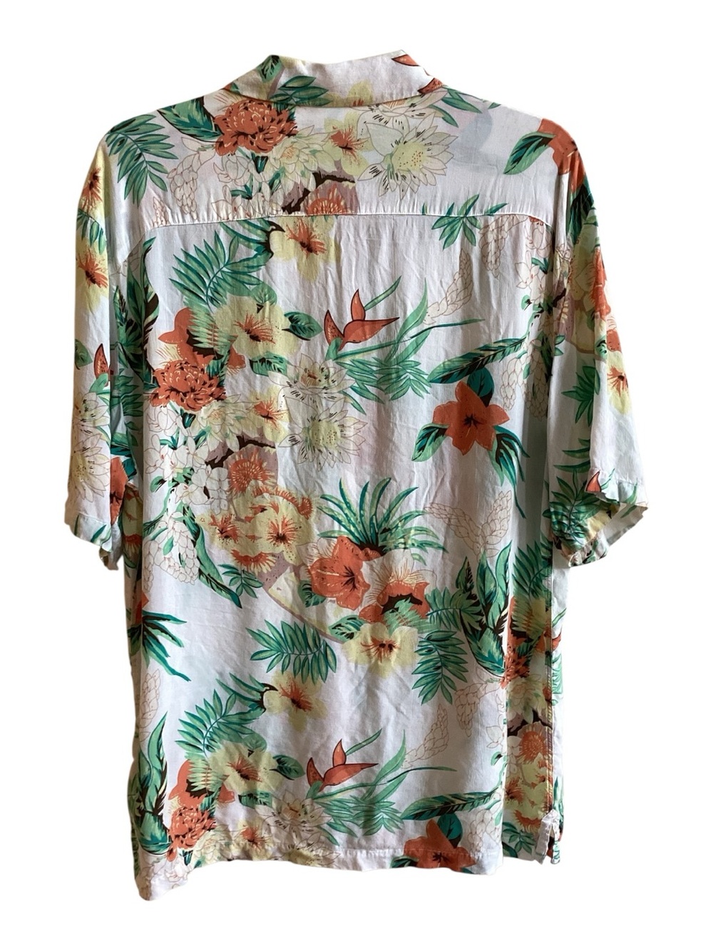 All Saints Calypso Tropical Print Shirt Mens Size L - Picture 5 of 7